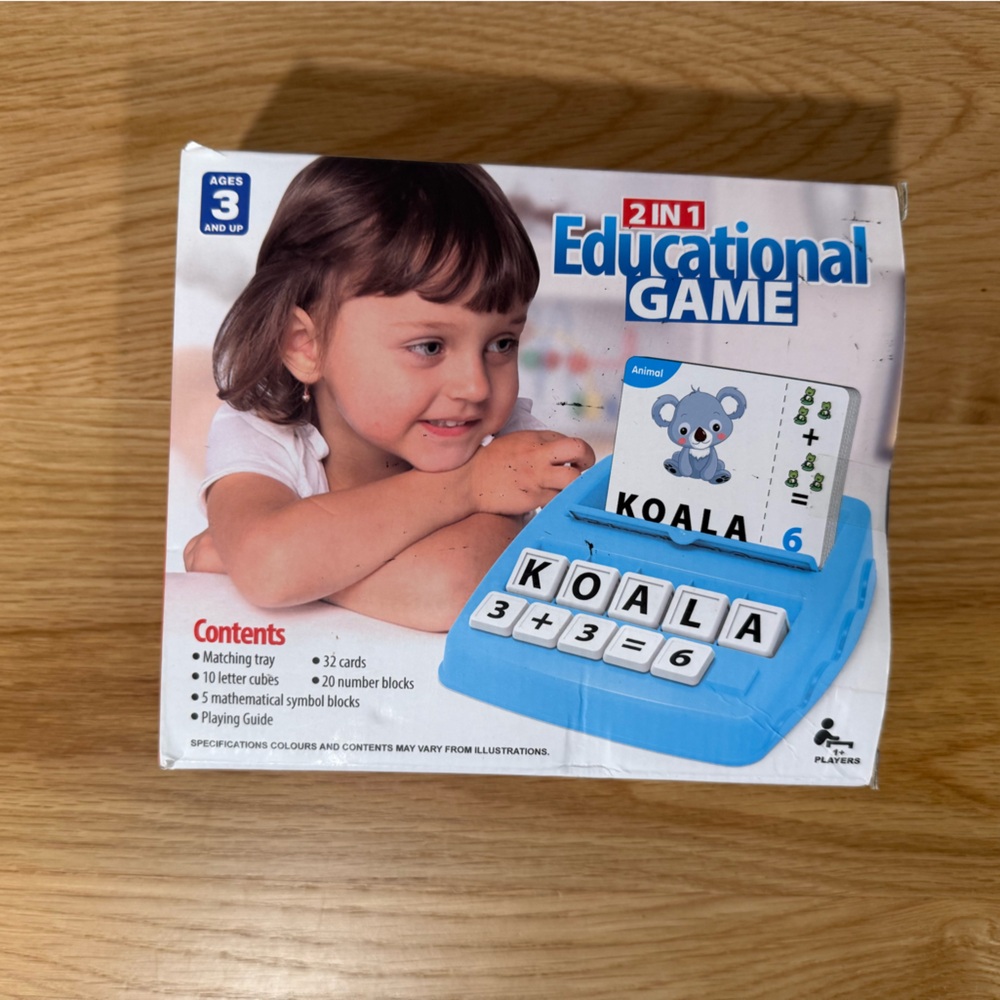 2 in 1 Educational Game